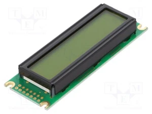 Pantalla: LCD Alpumch 16x2 STN Positivo Amarillo-Verde LED RC1602D-YHY-ESX Alpumche - Imagen 1 de 1