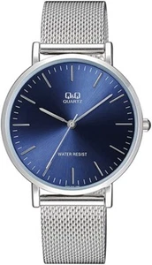 Q&Q By Citizen QA20J202Y Silver Stainless Steel Analog Watch Water Resistant 30M - Picture 1 of 5