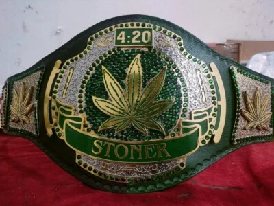 NUEVO CINTURÓN SMOKER STONER 420 Heavyweight Championship réplica 4 mm zinc 2 capas Foto 1 de 4