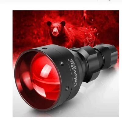 Linterna LED infrarroja UniqueFire 1504 roja verde IR 850nm Coyote Hog Predator - Imagen 1 de 4