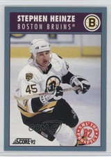 1992-93 Score Canadian Steve Heinze #476
