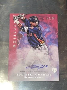 2017 Topps Inception Yulieski Gurriel Auto Rookie Card /99 On Card Autograph - Picture 1 of 4