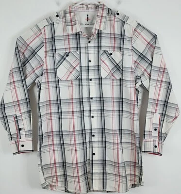i Jeans By Buffalo NWT Mens Big & Tall Long Sleeve Button Up Size MT Plaid - Image 1 of 4