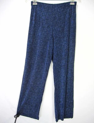 Pantalones Coldwater Creek Talla M Azul Medio Informal Cómodo Pierna Acampanada Foto 1 de 4