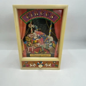 Caja de música vintage de payaso bailarín de circo 1981 payaso original Hong Kong Yads - Imagen 1 de 12