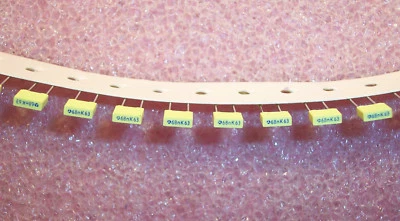 CANTIDAD (100) .068uf 50V-63V 10% METALIZADO POLIÉSTER PELÍCULA CONDENSADORES BF014D0683KDC Foto 1 de 4