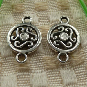 231 pezzi connettori belli argento tibetano 19X12MM S4228 fai da te creazione gioielli - Foto 1 di 6