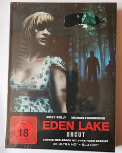 EDEN LAKE - UNCUT - MEDIABOOK - 4K ULTRA HD +BLU-RAY; NEU; OVP; FSK 18 - Bild 1 von 2