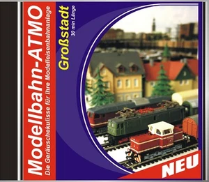 CD Modellbahn Atmo Geräusche Modelleisenbahn Bahnhof Großstadt - Bild 1 von 2
