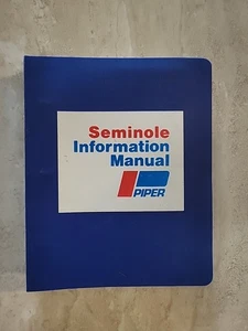 Piper Aircraft Seminole Information Manual PA-44-280 - Bild 1 von 8