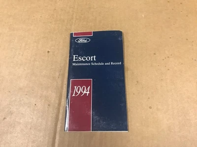 Guantera Ford Escort 1994 vintage manual del propietario/operador Foto 1 de 4