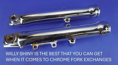 PATAS HORQUILLA HARLEY 2000-2006 DYNA WIDE GLIDE CAMBIO CROMADO Foto 1 de 4