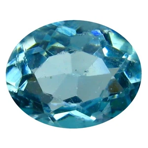 4.93 ct Incomparable Oval Cut (12 x 9 mm) Brazil Blue Topaz Natural Gemstone - Picture 1 of 1