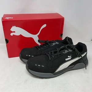 Zapatos de trabajo Puma Airtwist Oxford puntera de seguridad bajos negros para hombre talla 10 - Imagen 1 de 13