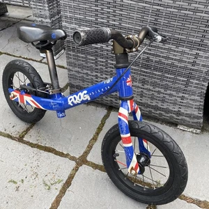 Frog Balance Bike Tadpole Special Edition Union Jack Blue - Picture 1 of 13