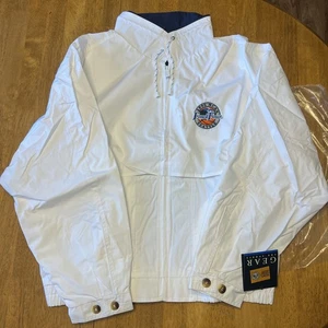 Rare Vintage Starter 1995 NCAA FINAL FOUR Seattle Full ZIP Windbreaker Jacket Men XL - Bild 1 von 12