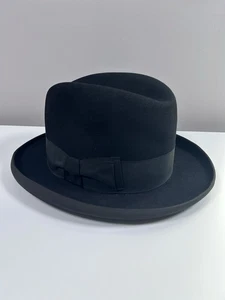 Original Vintage Henry Heath Bowler Hut. Schwarz Top Zustand. - Bild 1 von 10