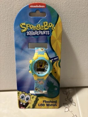 Reloj LCD Accutime Nickelodeon Bob Esponja Pantalones Cuadrados Niños con Luces LED - C... Foto 1 de 2
