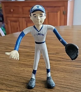 Vintage 1981 Milwaukee Brewers Bendy Figure Posable Figurine 5.75" - Picture 1 of 14