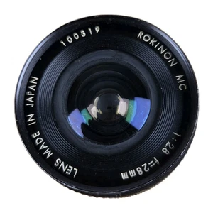 Rokinon 28mm MC Auto Macro 1:2.8 Lens 049 Made in Japan - Picture 1 of 16