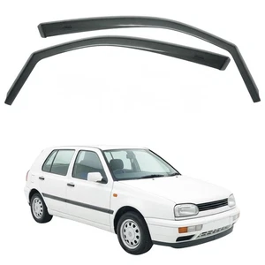 for VW GOLF3/5D 1992-1997 IN-CHANNEL WIND DEFLECTOR 2PCS - Picture 1 of 8