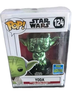 Disney Funko POP! Gold Yoda Star Wars 2019 Convenzione Galattica RARA #124 - Foto 1 di 4