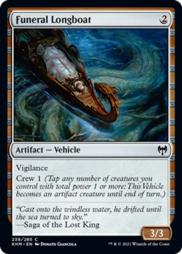 x1 Funeral Longboat - Kaldheim - NM - MTG - Image 1 of 1