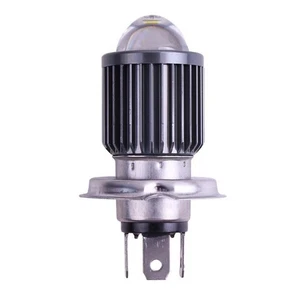 LED lights motorcycle headlights H4 dual-color high-intensity lens bulbs - Picture 1 of 12