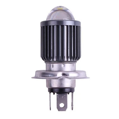 LED lights motorcycle headlights H4 dual-color high-intensity lens bulbs - Image 1 of 4