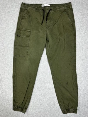 Calça jogger masculina Signature Levi Strauss 2XL verde carga utilitária bolsos grunge - Imagem 1 de 4