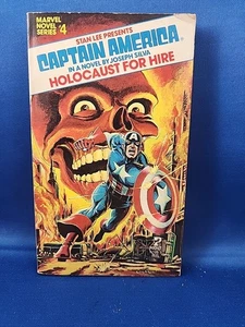 Marvel Novel Series #4, Captain America, Holocaust For Hire Pocket Book 1979 PB - Picture 1 of 9