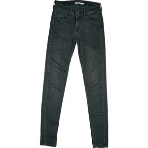LEVIS 710 W28 L32 Jeans Hose used grau Damen super Skinny slim Fit Stretch 36 S - Bild 1 von 5