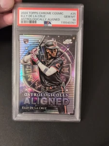 2024 Topps Cosmic Chrome - Astrologically Aligned #AA-25 Elly De La Cruz PSA 10 - Picture 1 of 3