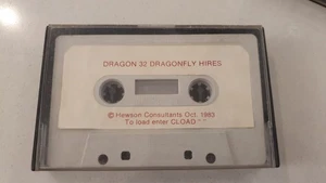 Dragon 32 Dragonfly Hi-Res Cinta Solo Juegos 18/1ac - Imagen 1 de 3