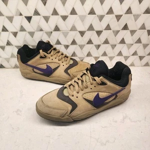 Vintage 90s Nike Air Approach Brown Leather Spiked/Metal Golf Cleats Mens 9 - Picture 1 of 8