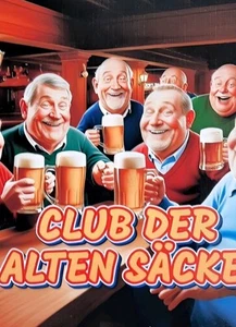 Blechschild Club alten Säcke Männer Kneipe Bier Geburtstag lustig Spruch (F62 - Bild 1 von 3