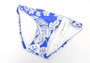 SEAFOLLY Samba Mini Hipster Bademode Damen 10 blau Blumen Bikinihose * - Bild 1 von 10
