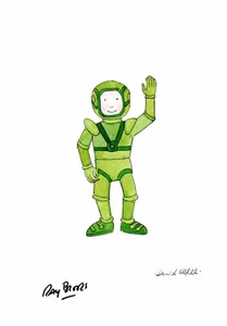 Mr Benn original watercolour painting by David McKee & Signed Ray Brooks 16 - Picture 1 of 1