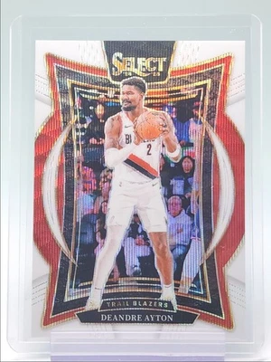 DEANDRE AYTON 2024-25 SELECT CONCOURSE WHITE WAVE TRAIL BLAZERS /99 Q4865 - Image 1 of 2