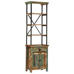 Highboard Mixed Solid reclaimed wood, metal Highboard Rectangular vidaXL - Picture 1 of 12