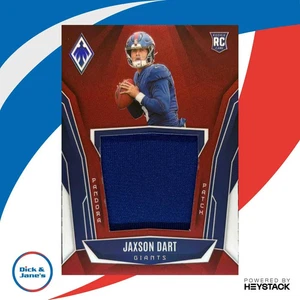 Parche rojo dardo Panini Phoenix Jaxson 2025 Biggg/249 #16 Mem RC New York Giants - Imagen 1 de 10