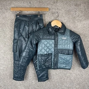 KITH Kids Quilted Blocked Serpentine Puffer Set Size 4/5 Jacket & Pants - Picture 1 of 12