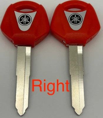 2 llaves en blanco Yamaha XT250 XT600E XT 600E 250 XTZ600 XVC1300 XVS650 XVS 650 1100 Foto 1 de 2