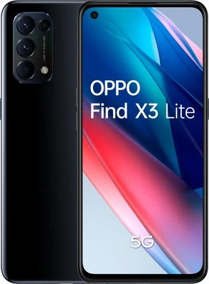 OPPO Find X3 Lite 5G 128 Go Noir Reconditionné Très bon état - Photo 1/4