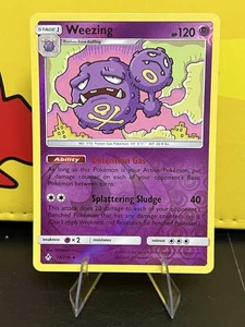 Pokemon TCG - Weezing 74/214 - Unbroken Bonds - Reverse Holo Rare - LP/MINT - Picture 1 of 2