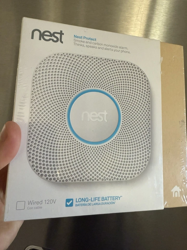 Google Nest Protect Batería S3000BWES Detector de Alarma de Humo/Monóxido de Carbono Blanco Foto 1 de 1