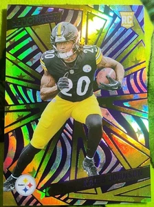 2025 Panini Revolution Purple Astro /199- Kaleb Johnson #223 RC- Steelers - Picture 1 of 4