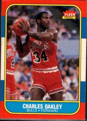 Fleer 1986-87 - #81 Charles Oakley (RC) EX/EX+ Foto 1 de 2