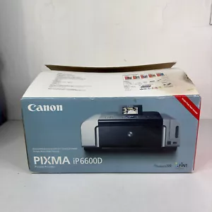 Canon PIXMA iP6600D Digitalfoto-Tintenstrahldrucker LCD BRANDNEU OFFENE VERPACKUNG - Bild 1 von 3