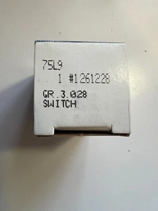 1968-84 NOS GM POWER TRUNK RELEASE or FUEL DOOR SWITCH 1261228 Buick olds chevy - Picture 1 of 6
